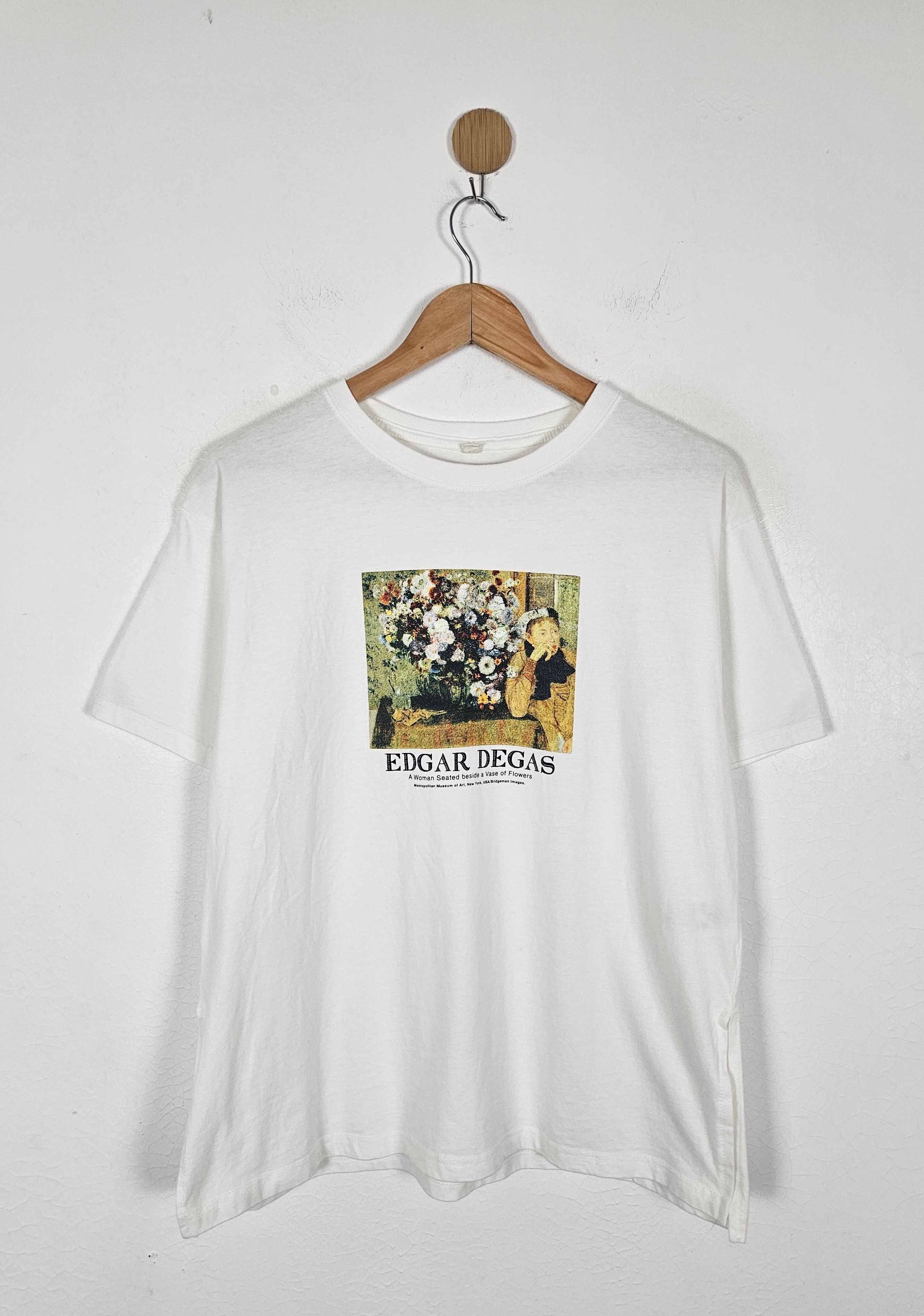 Vintage Edgar Degas Vase Of Flower Art Tee