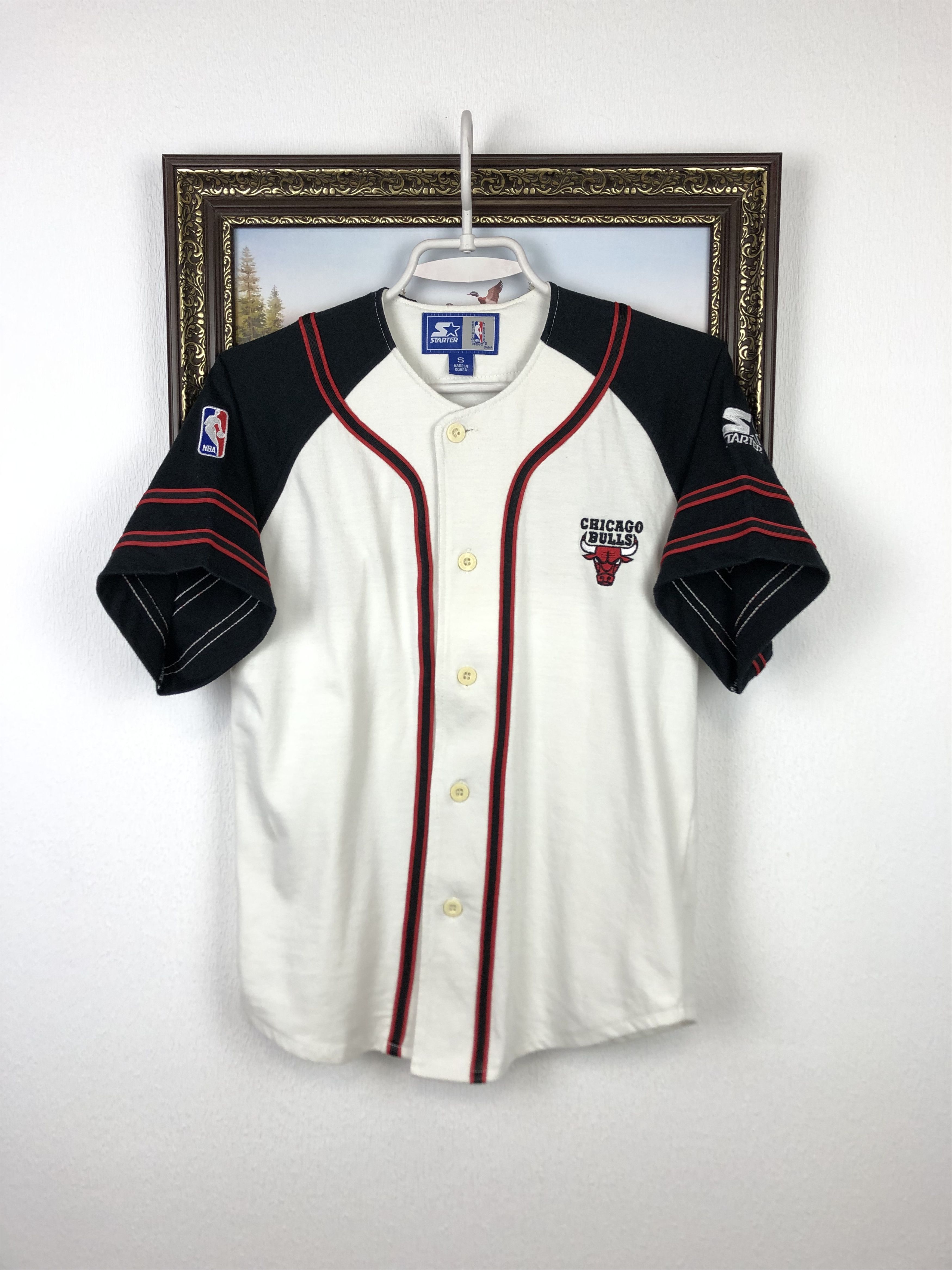 Starter Vintage 90 S Starter Chicago Bulls Nba Jersey Shirt Tee