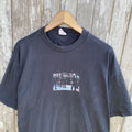 Thrashed Faded Vintage Lock Down Graphic Oversized Tee Hoodie, Sweatshirt | FlexRushtees.com