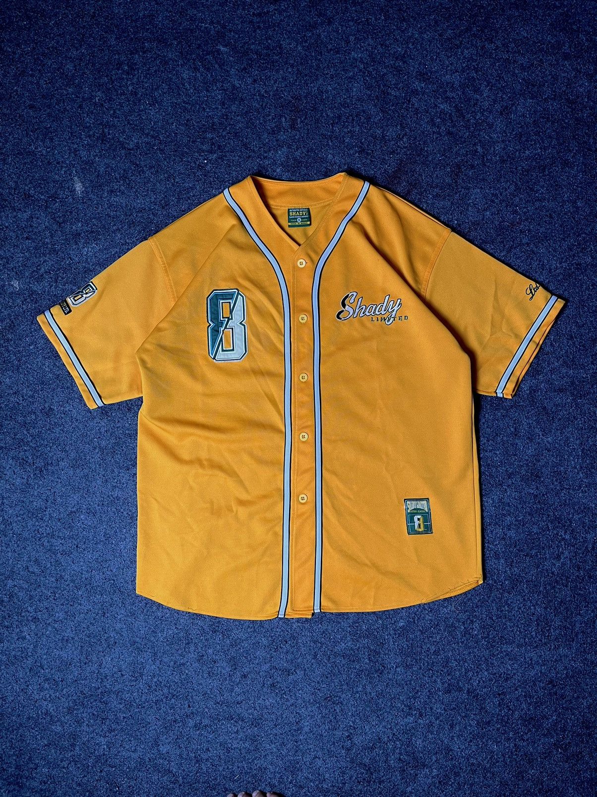 Shady Ltd X Vintage Y2k Hiphop Jersey Shady Ltd 8 By Eminem Fubu Karlkani Sohk T-Shirts, Hoodie, Sweatshirt