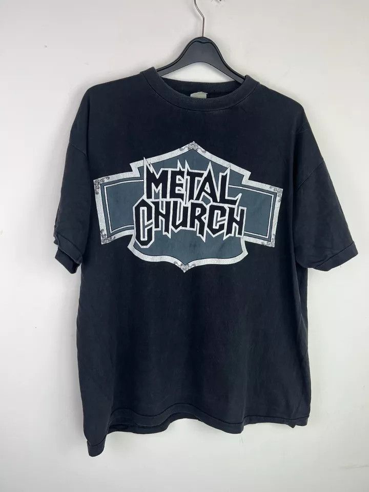 Rare Vintage Metal Church The Human Factor European Tour T-Shirts, Hoodie, Sweatshirt | FlexRushtees.com