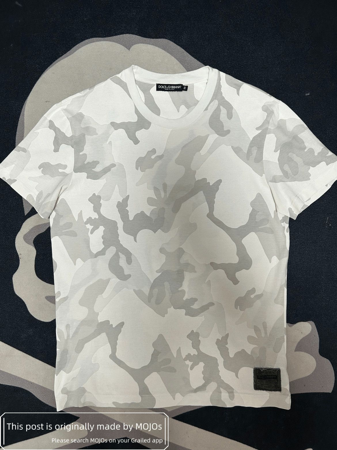 Dolce Gabbana Sz 50 Dolce Gabbana White Camo Tee Hoodie, Sweatshirt | FlexRushtees.com