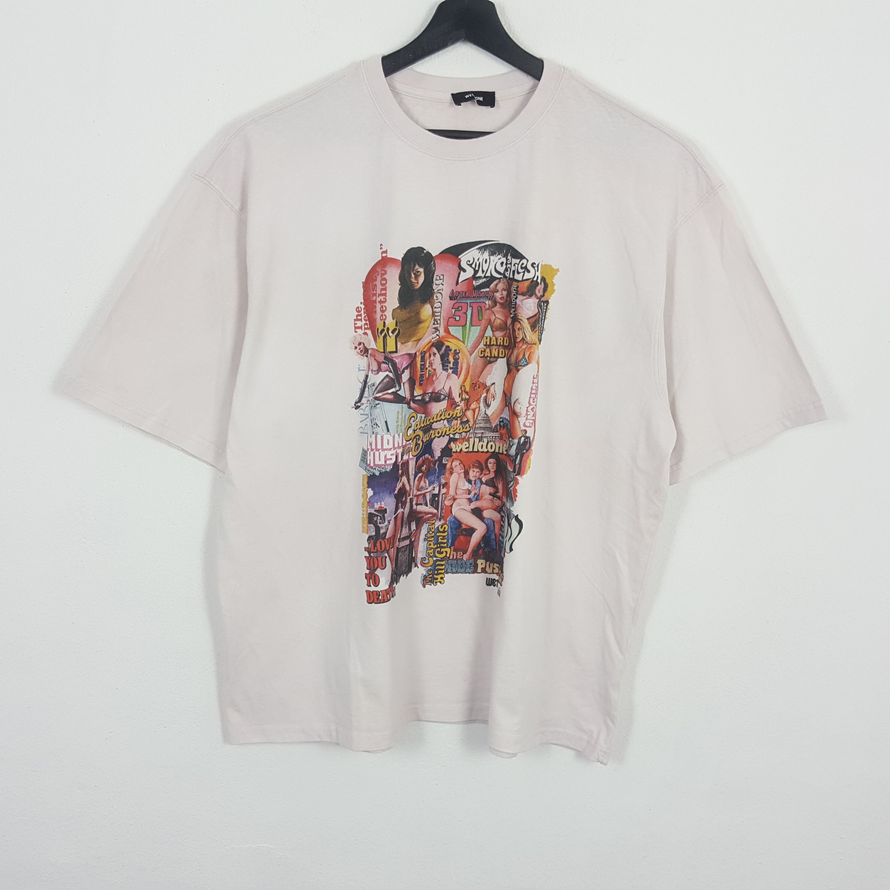 Vintage X We11done We11done Korean Designer Streetwear Style Tshirt Hoodie, Sweatshirt | FlexRushtees.com