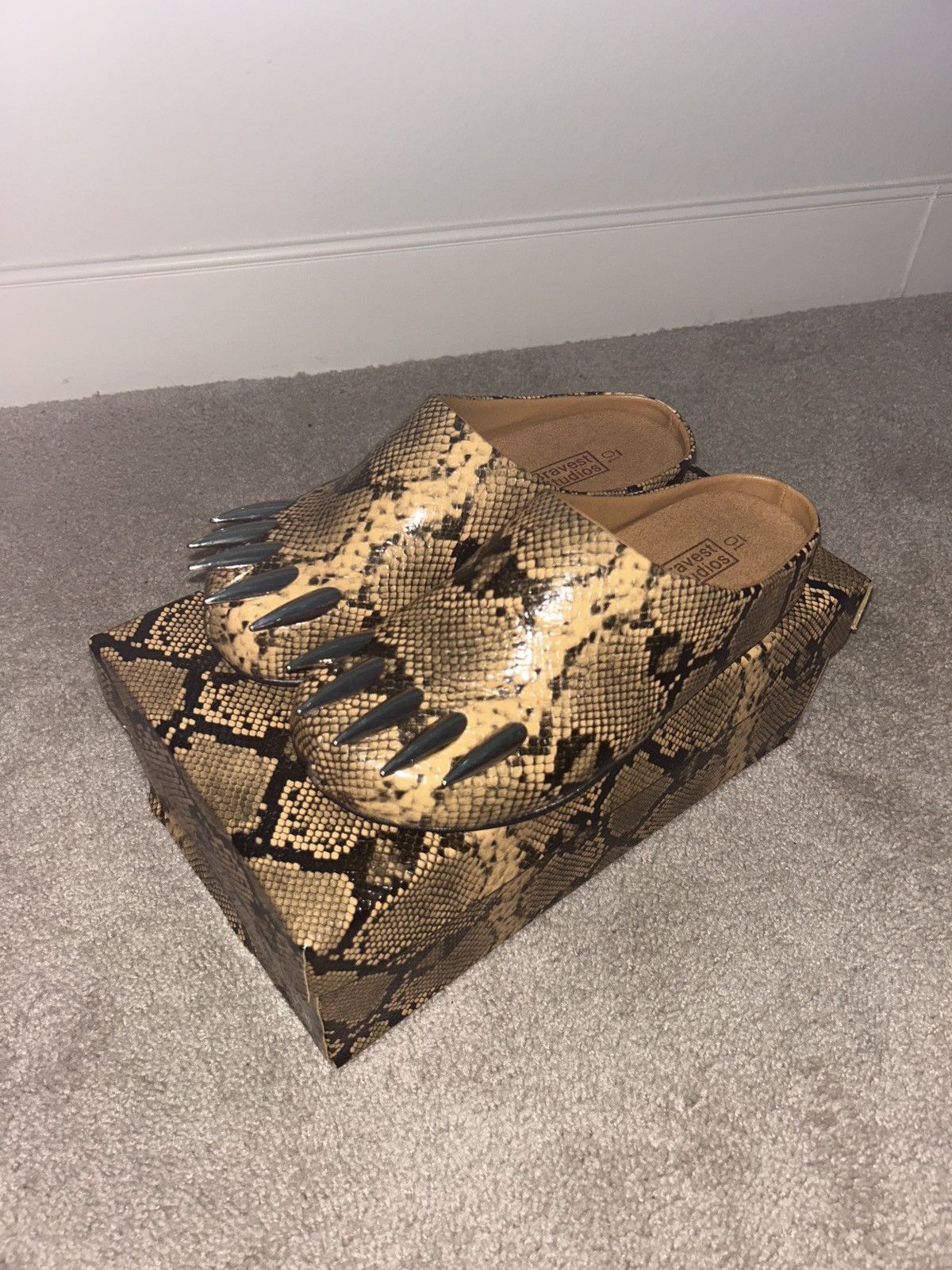 Studios Bravest Studios Snake Skin Mules
