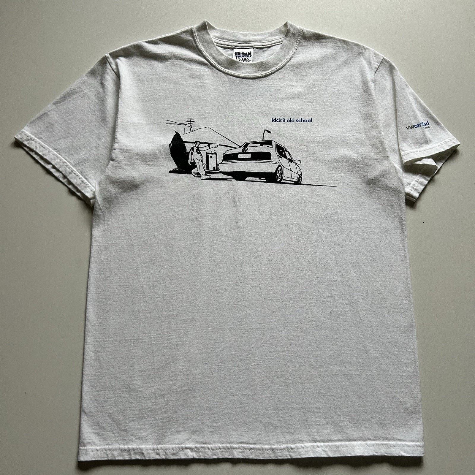 Gildan × vintage Volkswagen Vw Jetta T Shirt Medium Old School Rare Hoodie, Sweatshirt | FlexRushtees.com