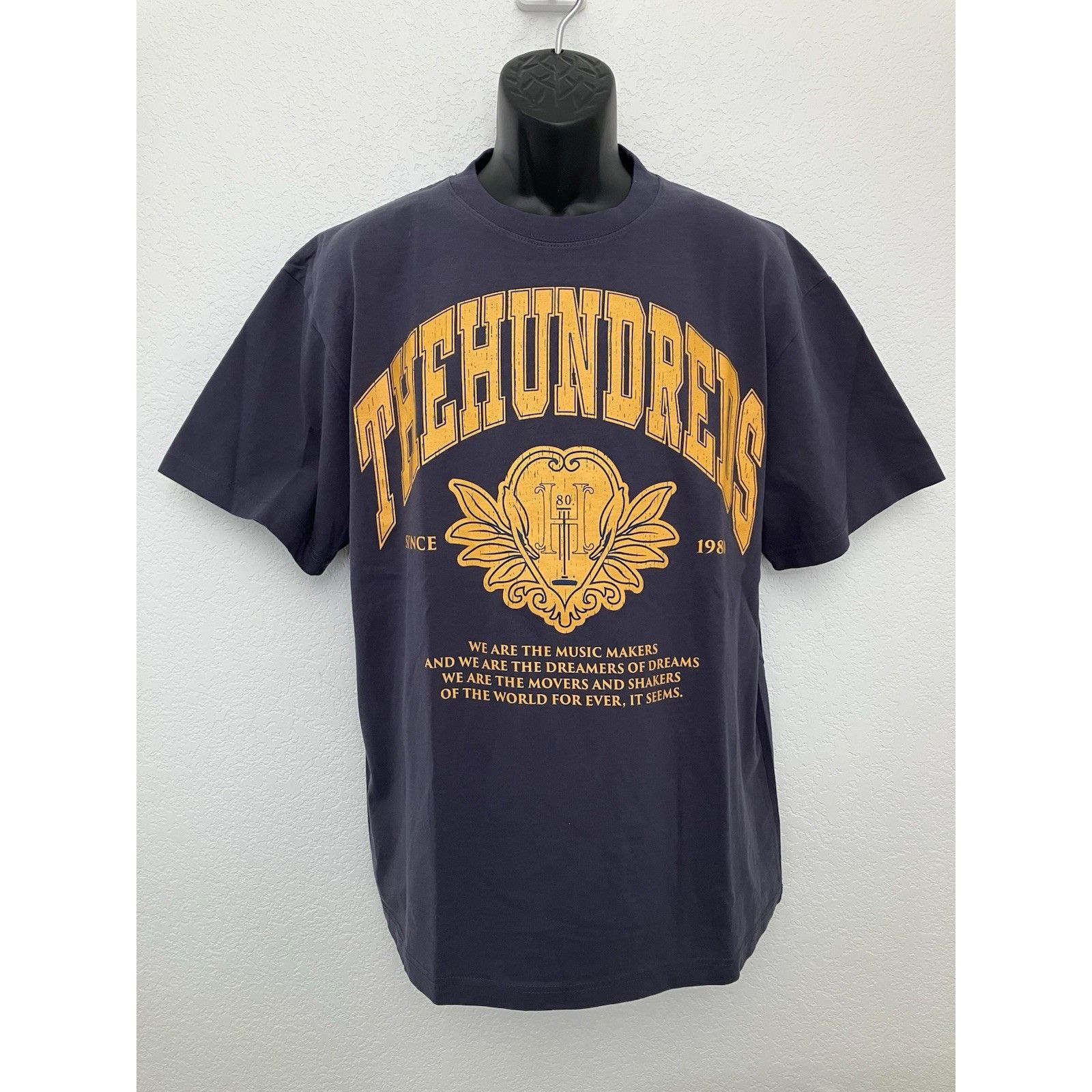 Hundreds The Hundreds Curves Script Dreamers Shakers Alumnus T Shirt Hoodie, Sweatshirt | FlexRushtees.com