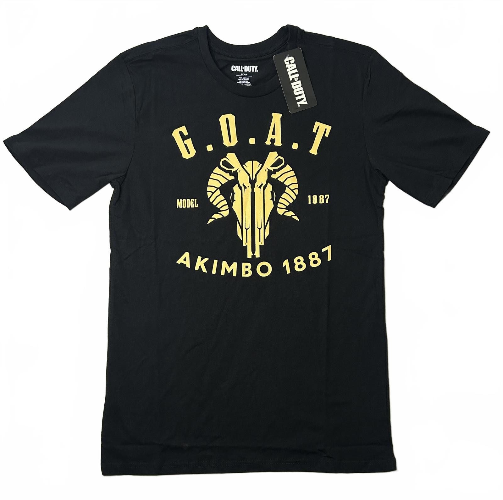 Other Call Of Duty G O A T Akimbo 1887 Graphic Shirt Small Nwt