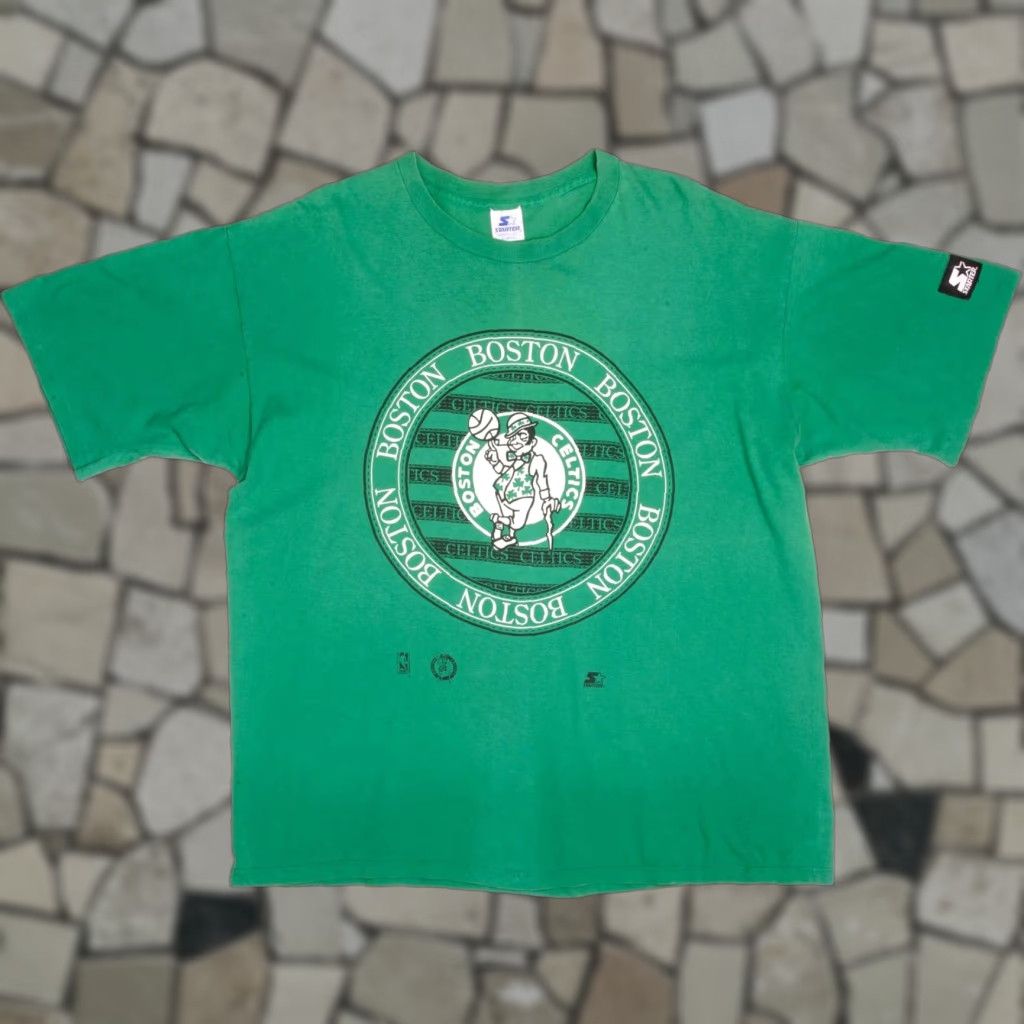 Vintage Starter Nba Boston Celtics Tee Shirt Xl Usa 1990s Unisex Short Sleeve Graphic Tee Sh