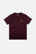 Organic Essential T-Shirt Wine Red