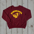 Vintage Bassett Walker Minnesota Golden Gophers Sweatshirt Large Men Red Cotton 90s Pullover T-Shirts, Hoodie