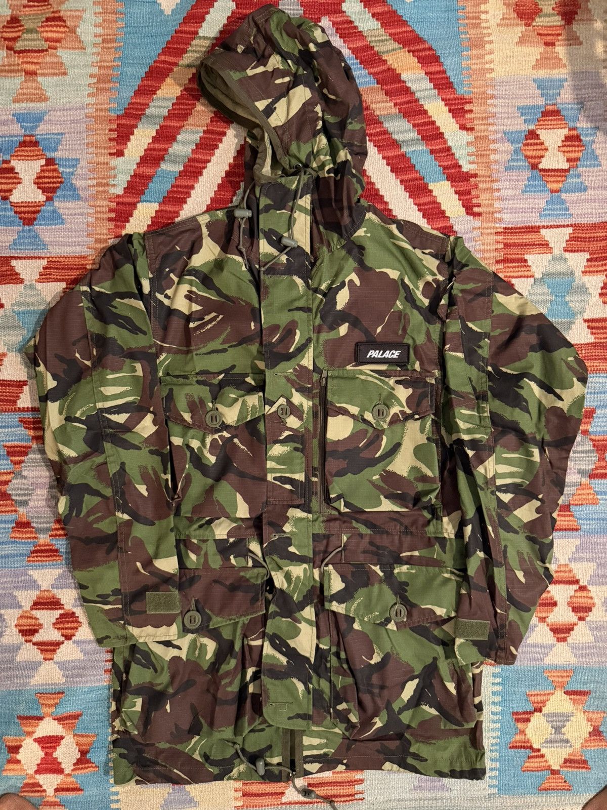 Palace Ark Air Unlined Smock Woodland Camo T-Shirts, Hoodie, Sweatshirt | FlexRushtees.com