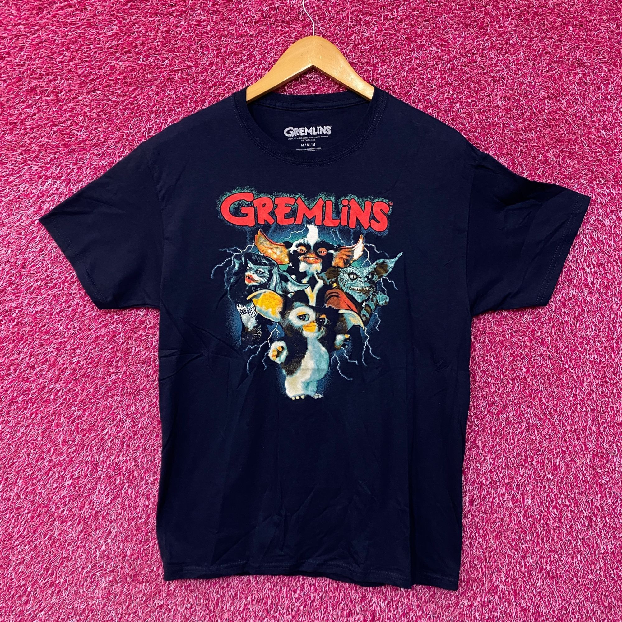 Universal Studios Gremlins Navy Blue Tshirt Size Medium