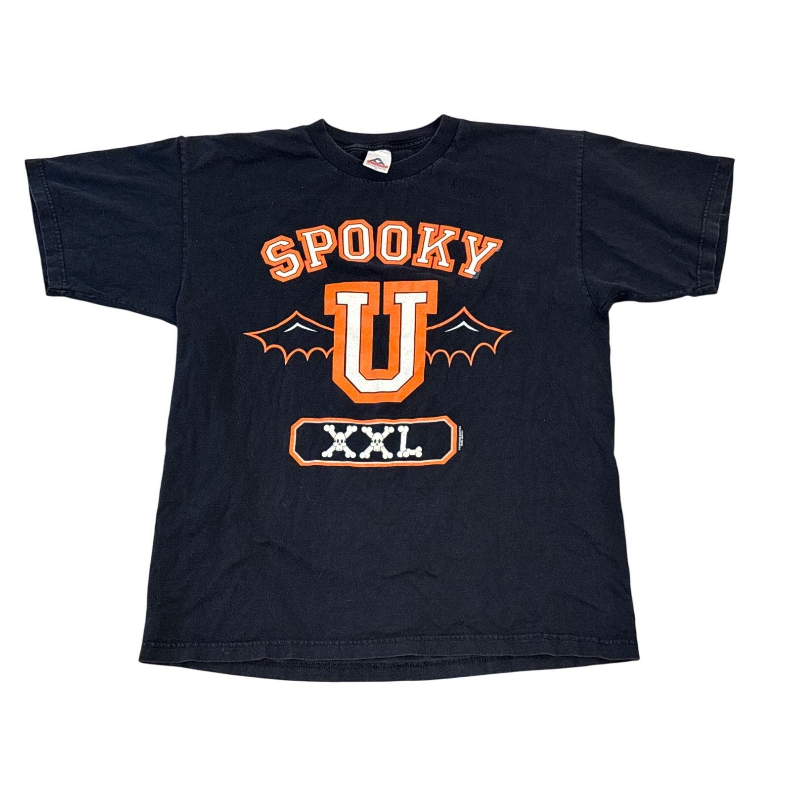 Aaa Vintage 1993 Spooky U Xxl Goth Batwing Halloween Xl Shirt Hoodie, Sweatshirt | FlexRushtees.com