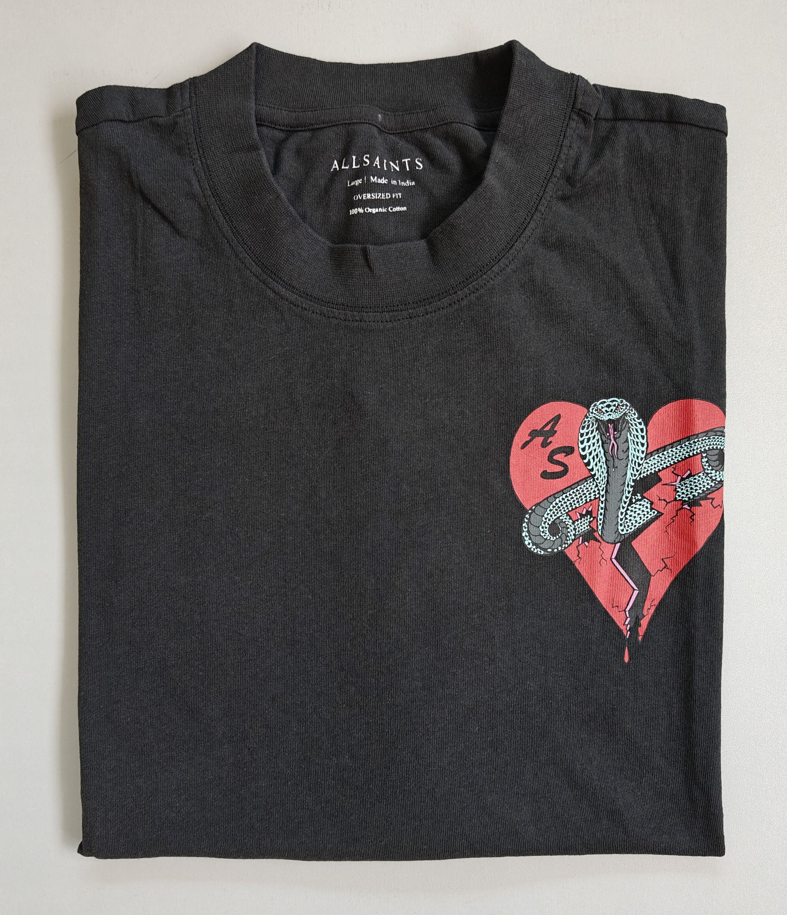 Allsaints Printed Oversized T Shirt Free Shipping T 4202 Hoodie, Sweatshirt | FlexRushtees.com