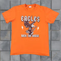 Port Company Chaminade Middle School Boys T Shirt Xl Orange Graphic Print Crew Neck Short Sleeve Act Hoodie, Sweatshirt