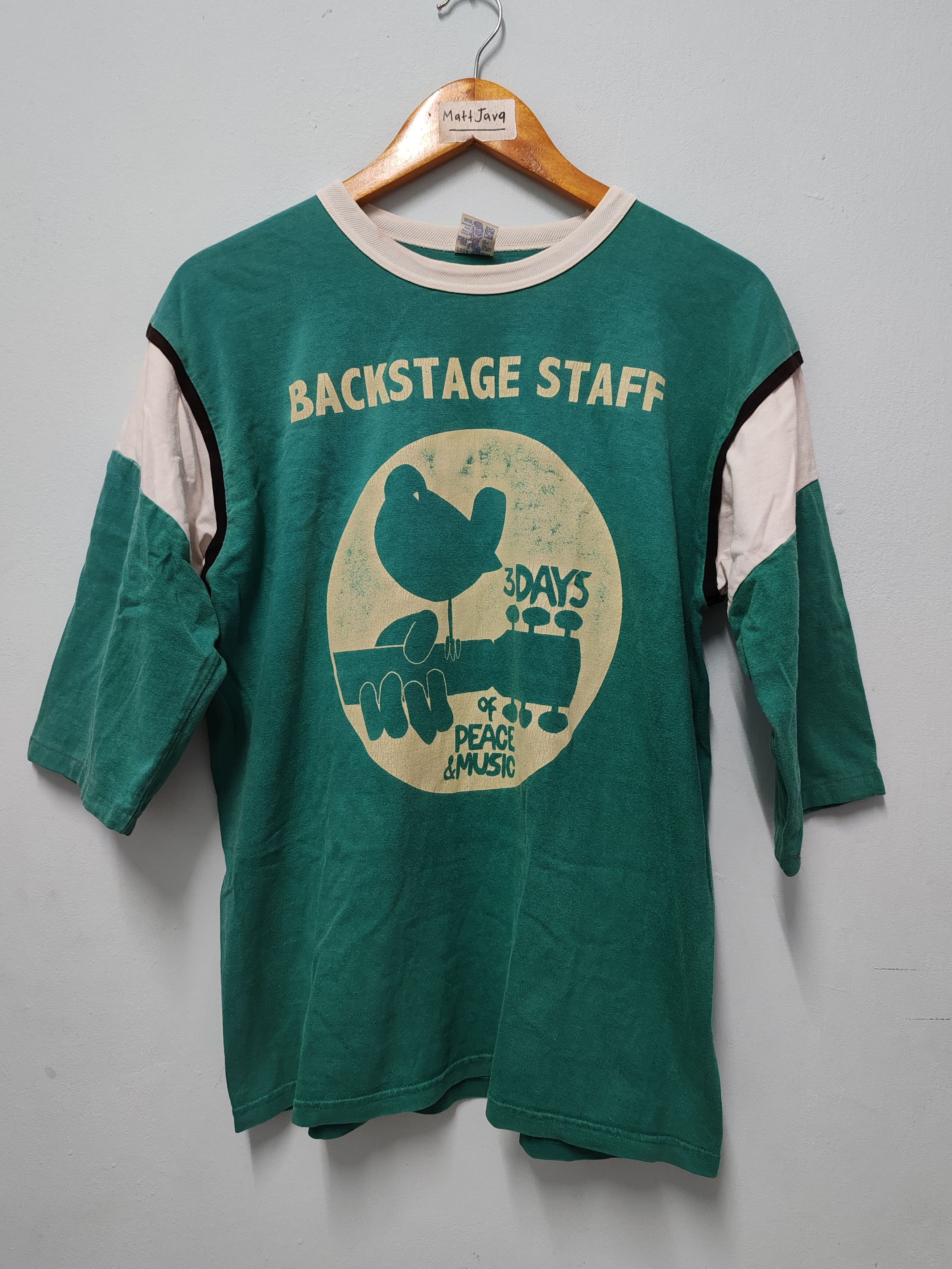 Band Tees Vintage Rare Woodstock Backstage Staff Tee Morrissey Bjork Hoodie, Sweatshirt | FlexRushtees.com