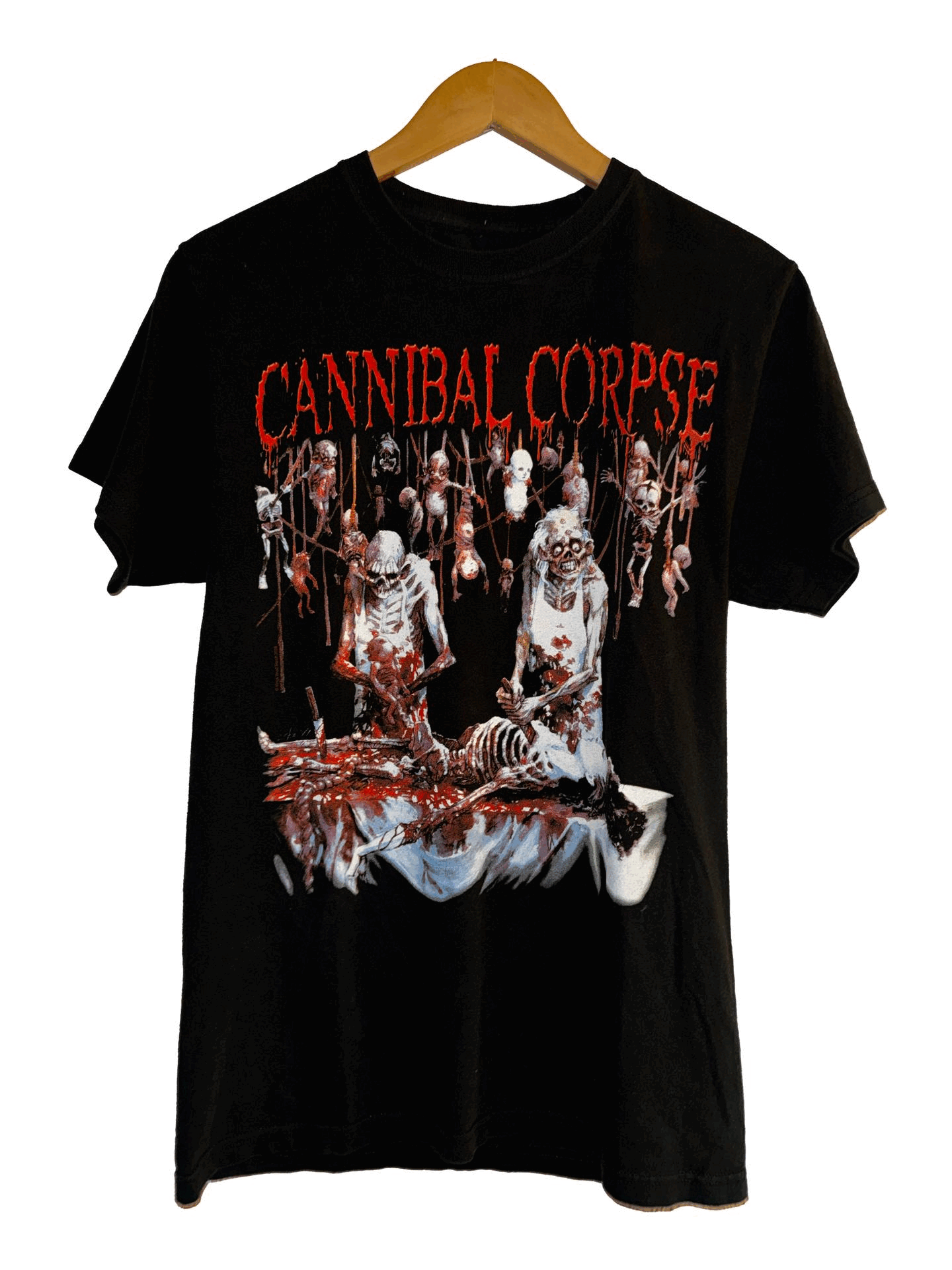 Vintage Cannibal Corpse 91 Butchered At Birth Merch T-Shirts, Hoodie, Sweatshirt | FlexRushtees.com