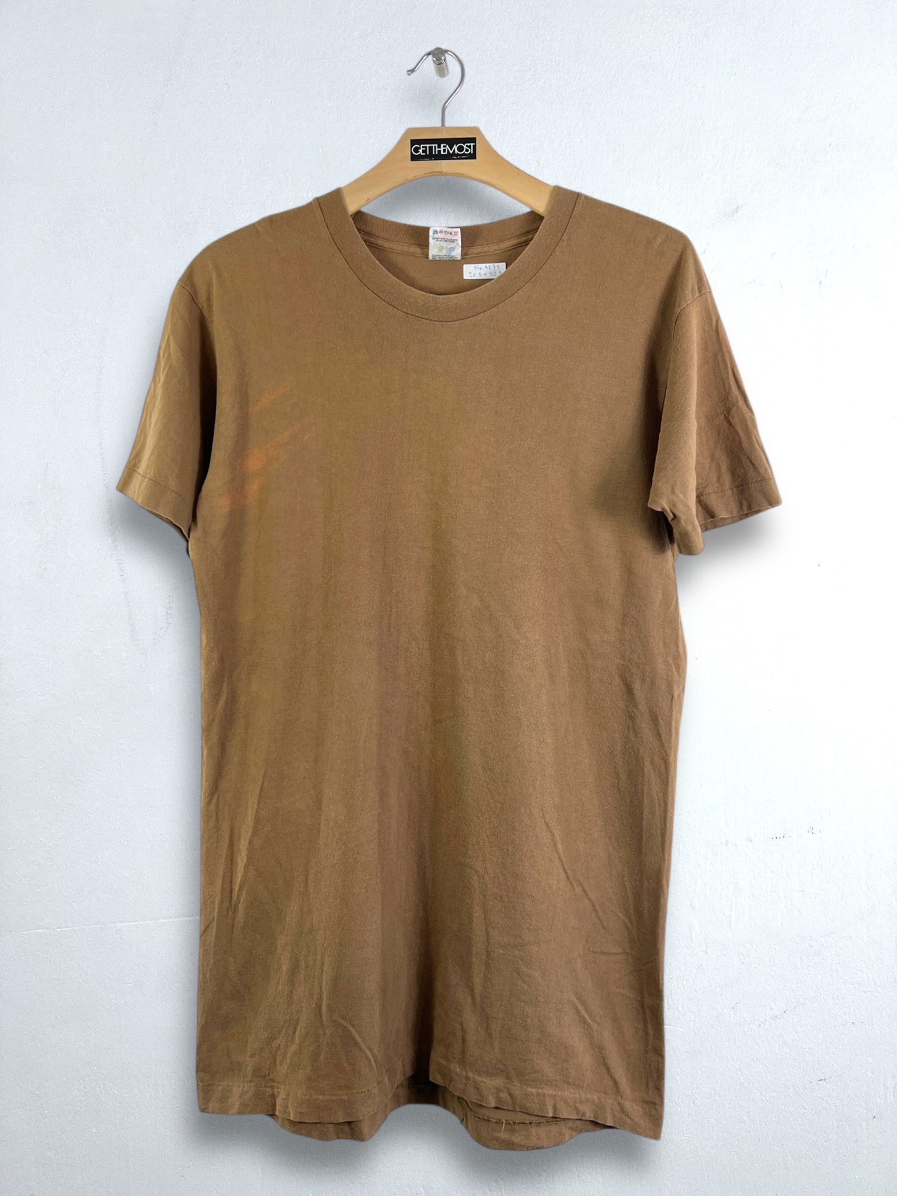 No 4871 Vintage 90s Fruit Of The Loom Blank Tee L