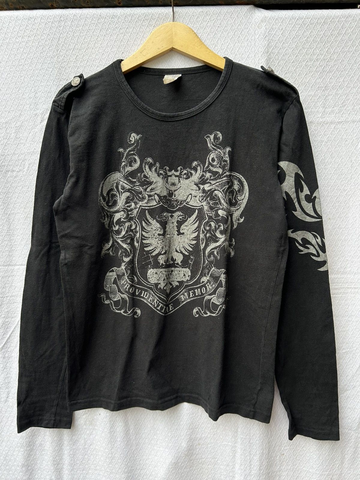 Brand Japanese Tribal Poem Gothic Style Longsleeve