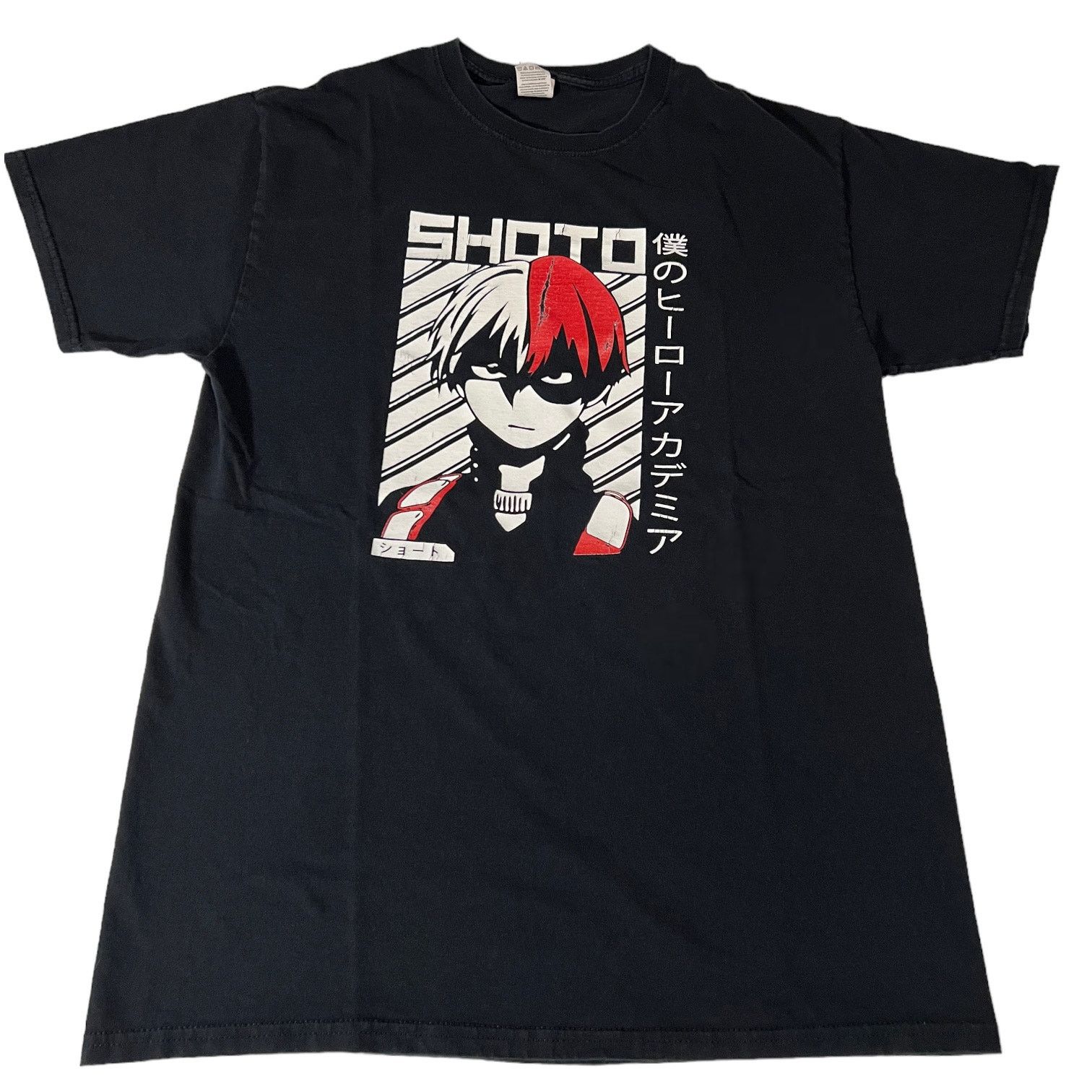 Other My Hero Academia Shoto Todoroki Black T Shirt Anime Manga