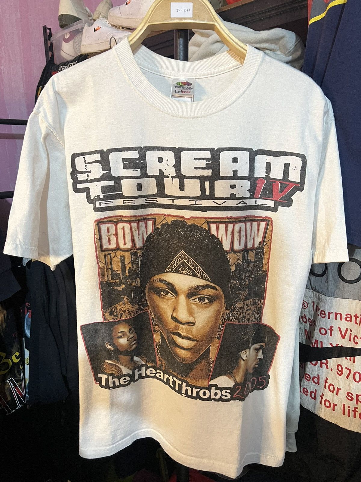 Rap Tees X Vintage Vintage Scream Tour Festival The Heart Throbs 2005 Hoodie, Sweatshirt | FlexRushtees.com