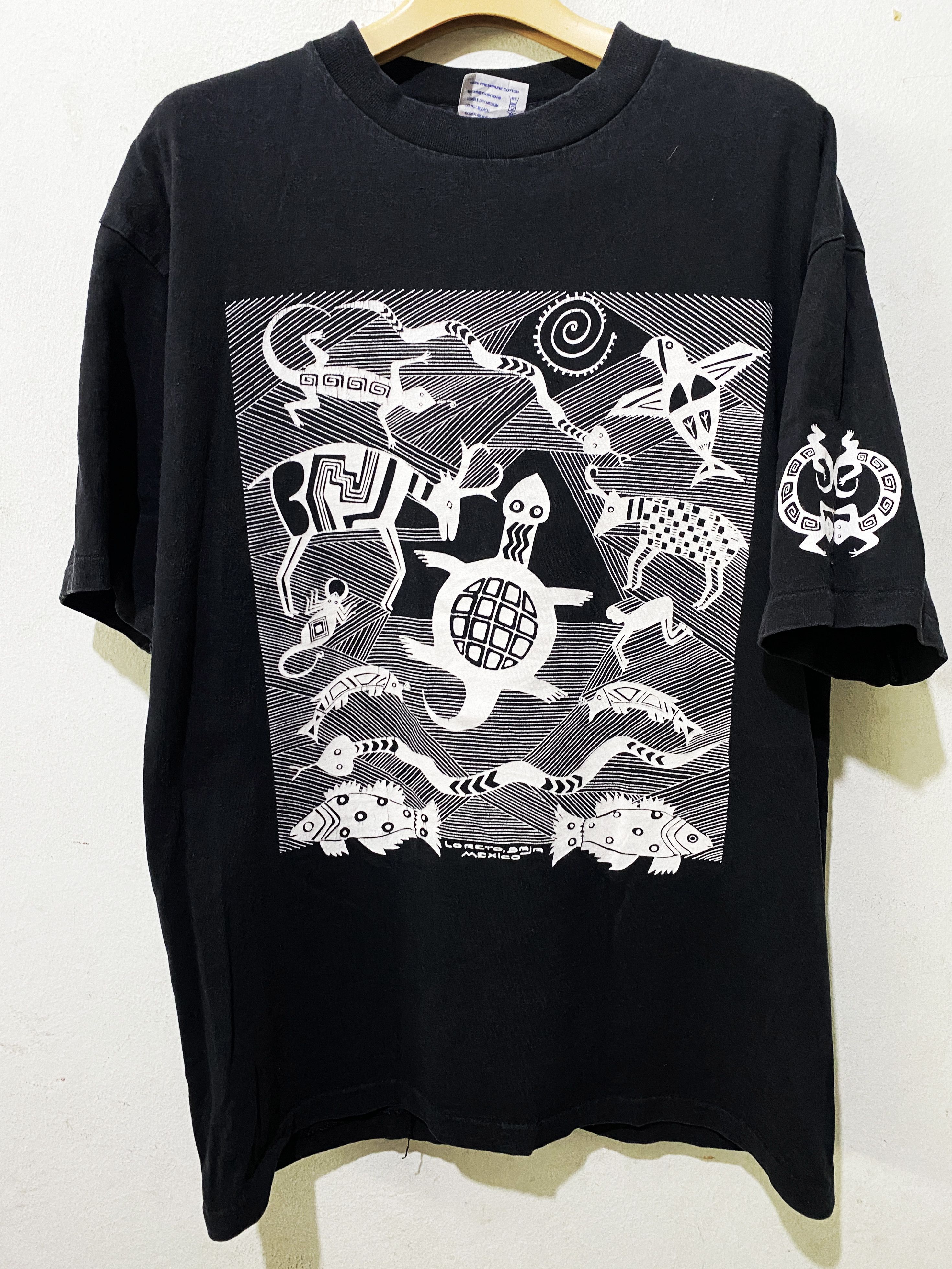 Vintage 90s Aztec Animal Shirt