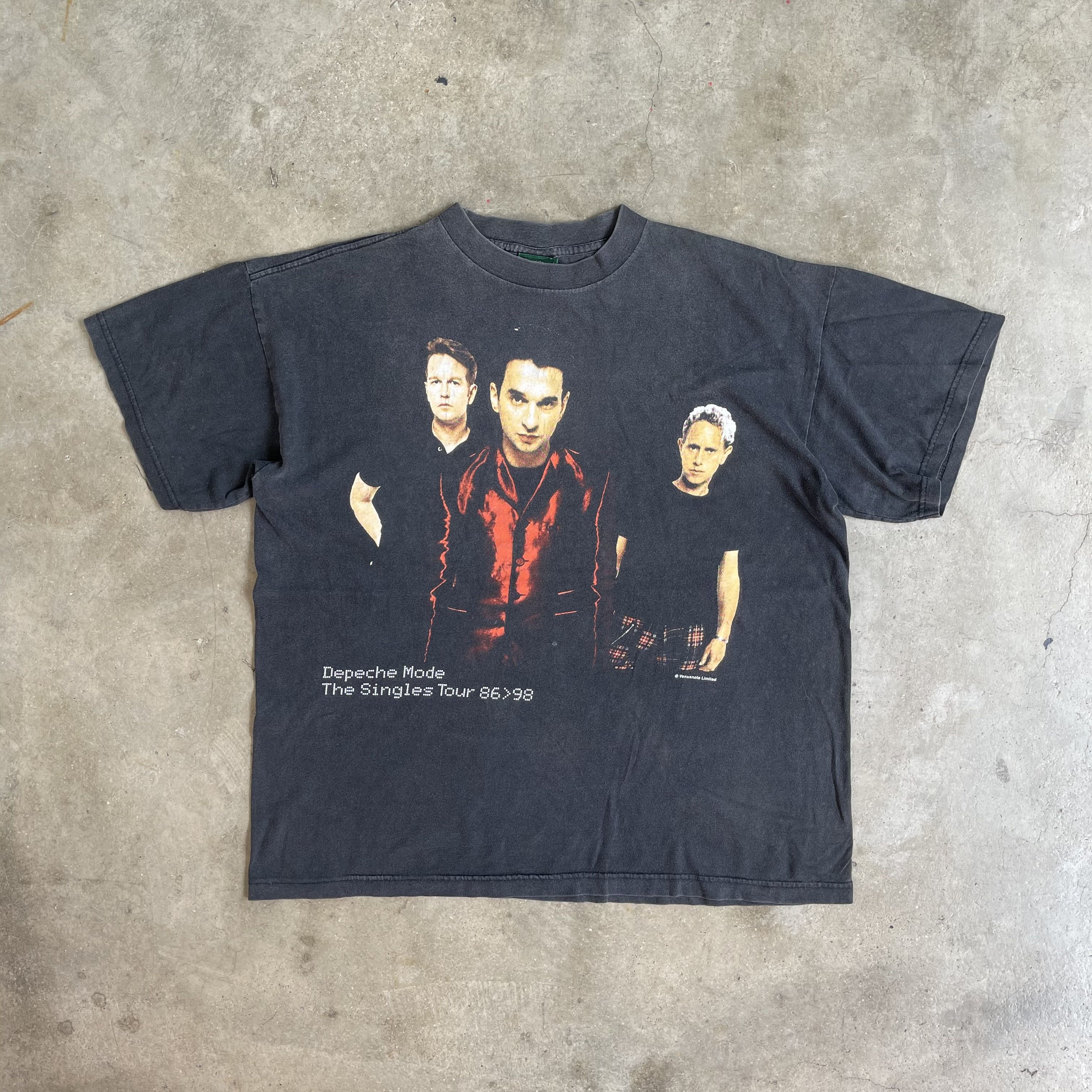 Band Tees Vintage 90s Depeche Mode Concert T Shirt The Single Tour Hoodie, Sweatshirt | FlexRushtees.com