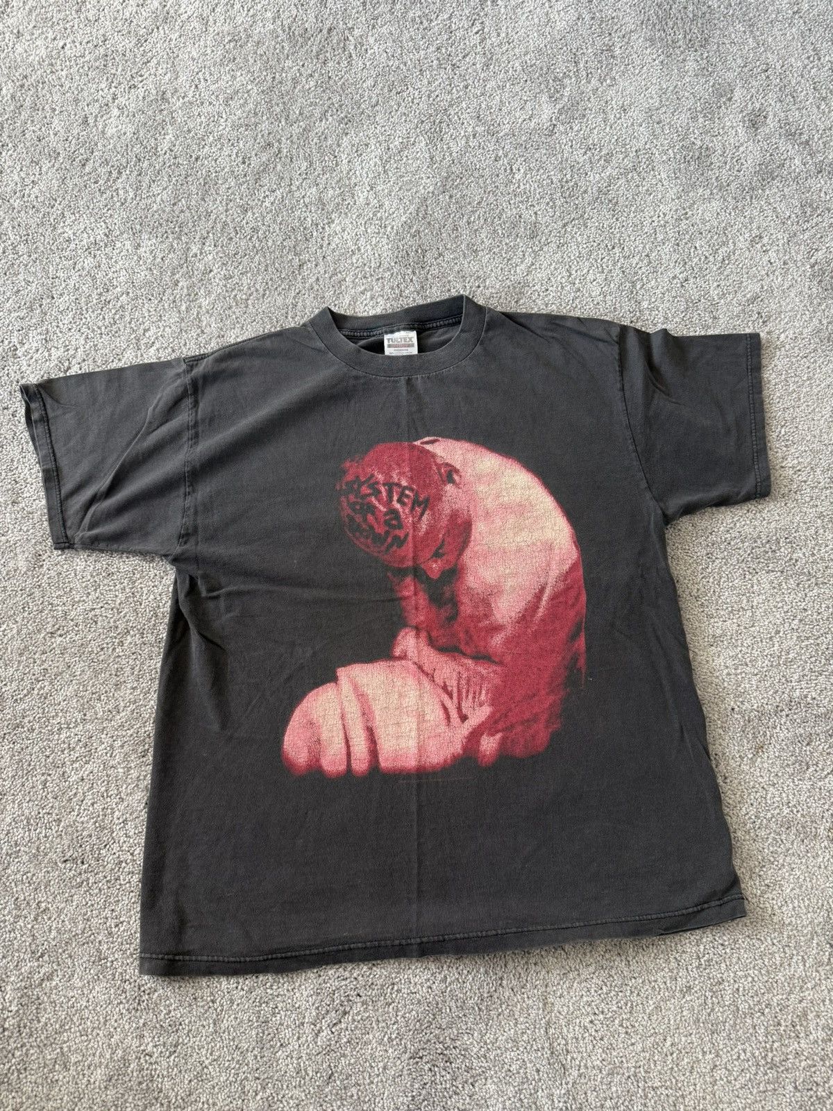 Vintage System Of A Down 1999 Tultex Shirt Hoodie, Sweatshirt | FlexRushtees.com