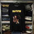 Vintage Pulp Fiction Big Graphic Logo Movie Tee Size L Hoodie, Sweatshirt | FlexRushtees.com