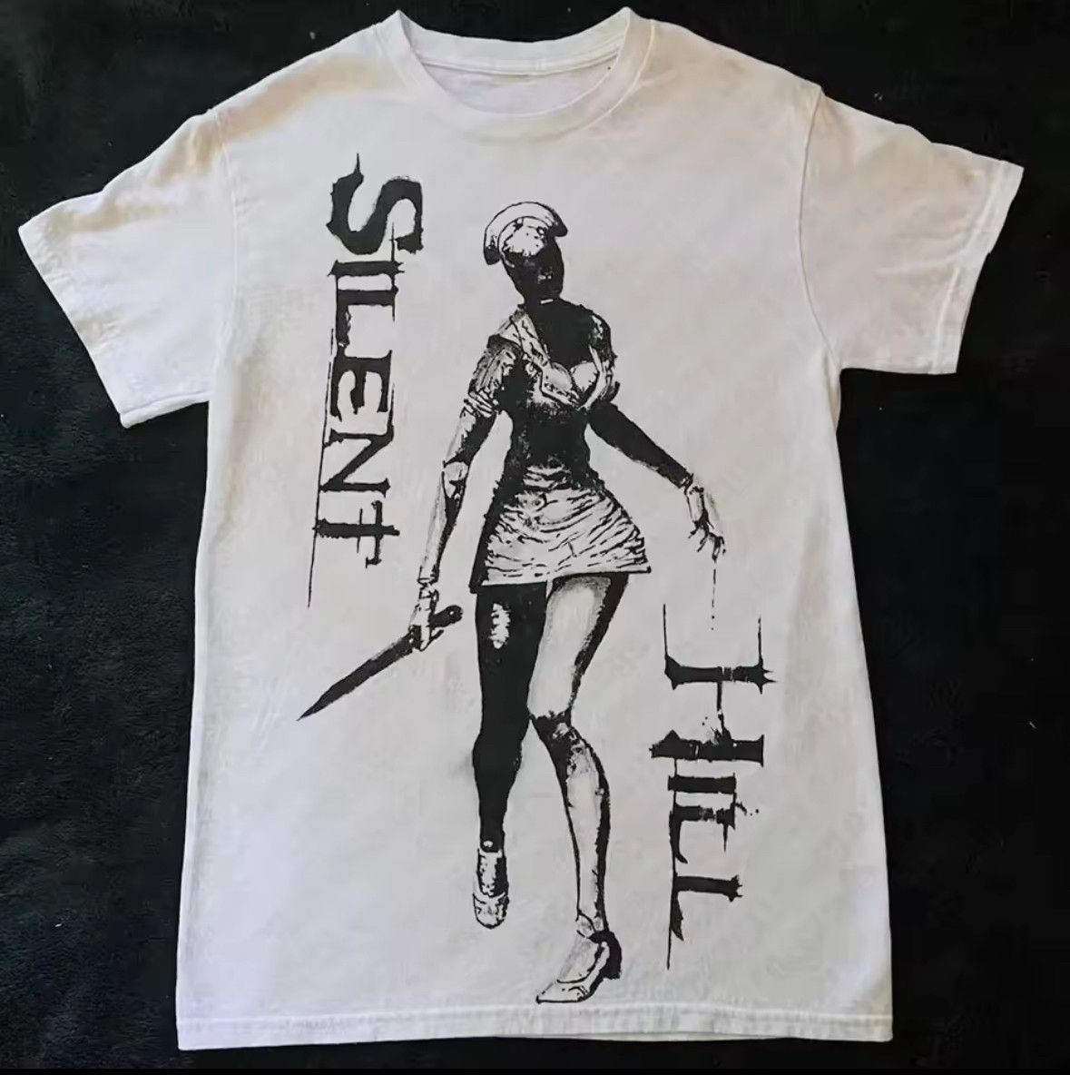 Other Streetwear Silent Hill Theme Print White T Shirt