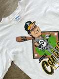 Mlb Vintage 1988 Jose Canseco Oakland A S Salem Tag Tee Medium Hoodie, Sweatshirt | FlexRushtees.com
