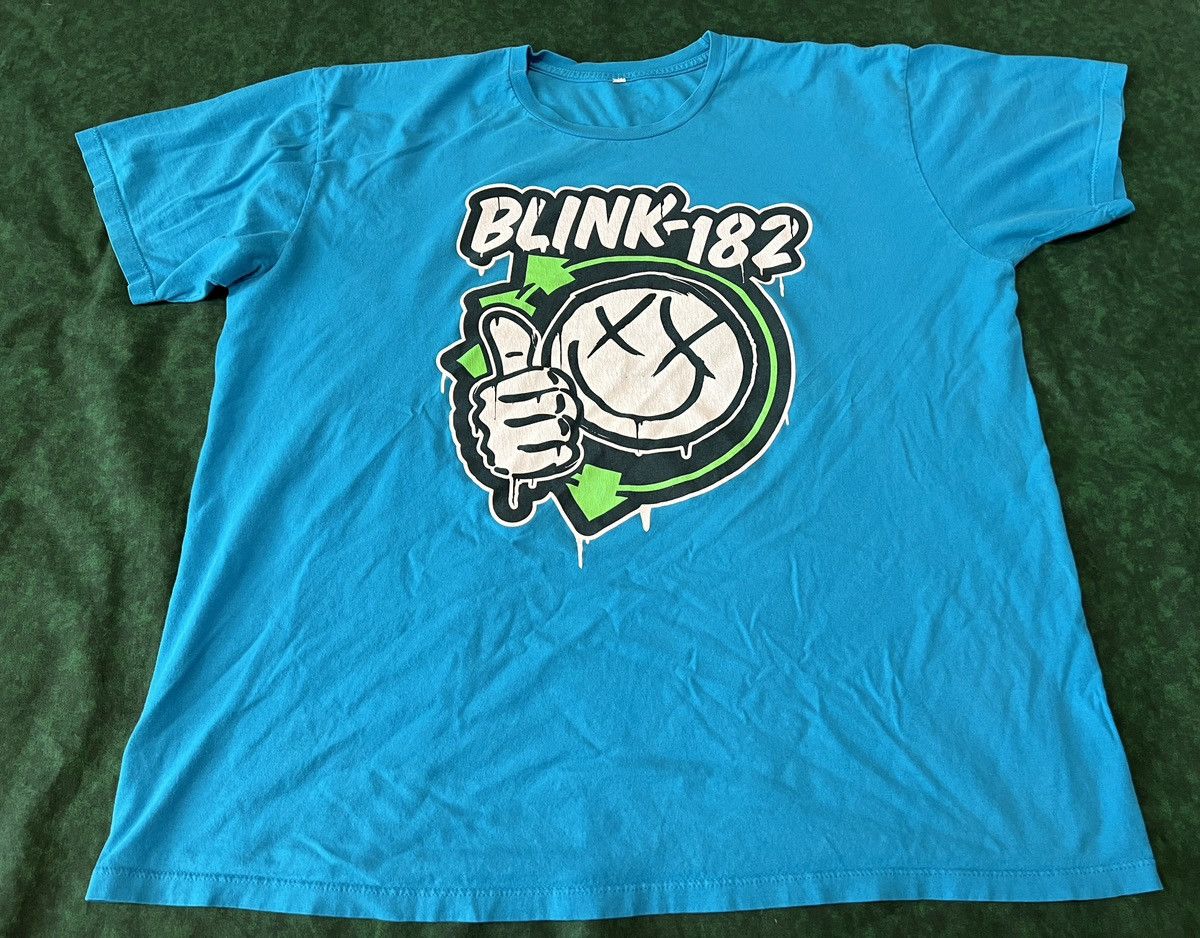 Vintage Blink 182 Y2k Early 00 S Turquoise Shirt Hoodie, Sweatshirt | FlexRushtees.com