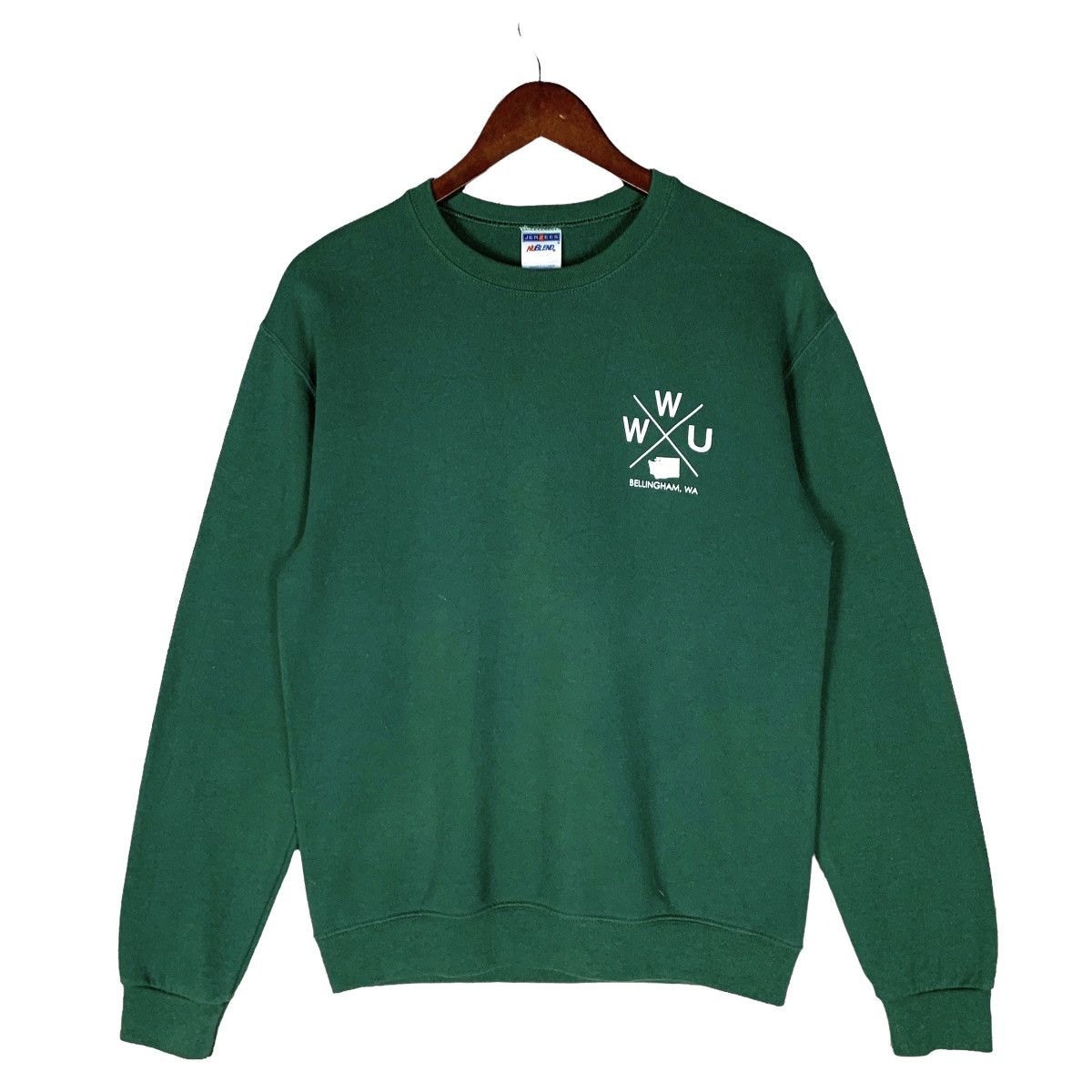 Vintage Jerzees Wwu Bellingham Wa Crewneck Sweatshirt