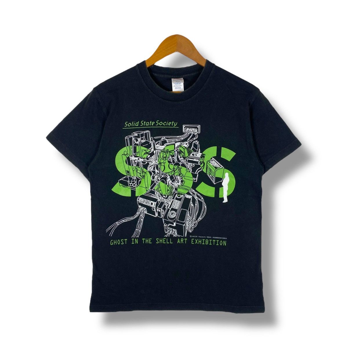 Japanese Brand Ghost In The Shell Art Exhibition Solid State Society Anime T-Shirts, Hoodie, Sweatshirt | FlexRushtees.com