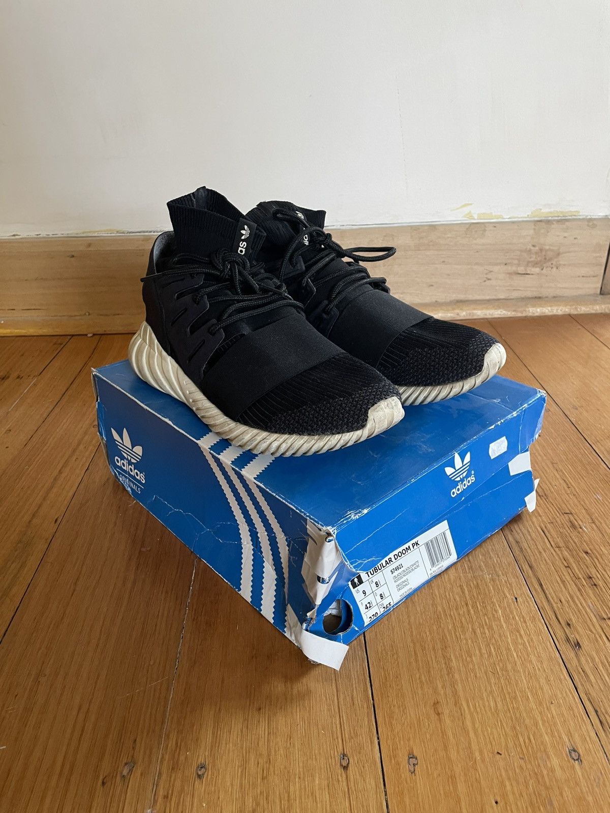 Adidas Tubular Doom Primeknit Core Black
