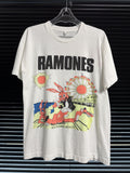 Band Tees Vintage 80s Ramones Rockaway Beach Tee Shirt