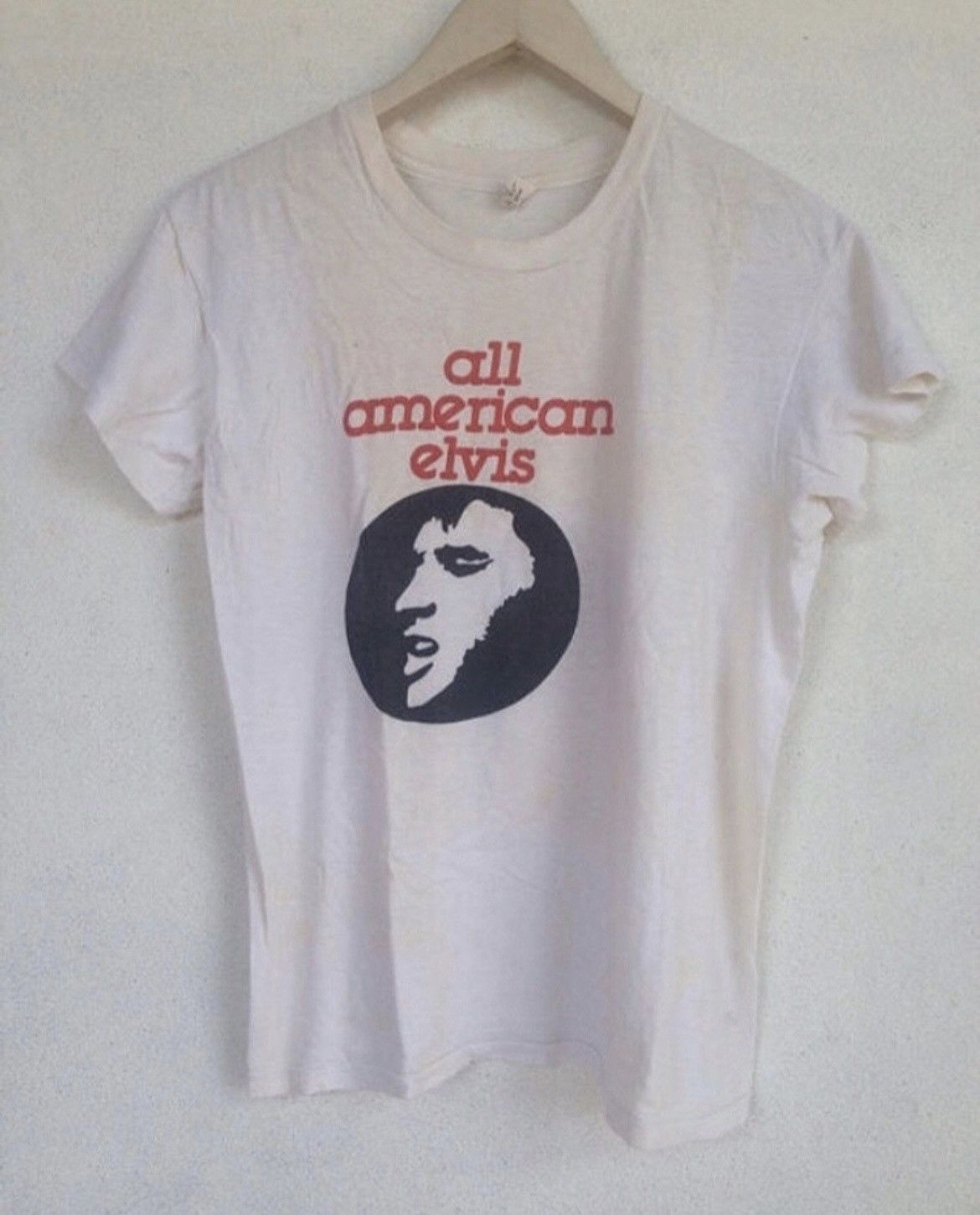 Band Tees Vintage 70s All American Elvis Elvis Presley Tshirt