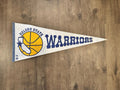 Designer 1988 89 Golden State Warriors Signed Pennant 7 Autos