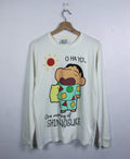Anime Rare Vintage Crayon Shinchan Japan Ls Tee Hoodie, Sweatshirt | FlexRushtees.com