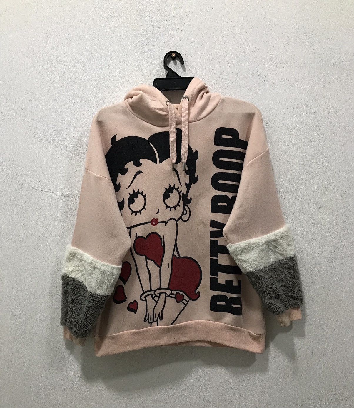 Designer Betty Boop Sherpa Inside Big Printed Hoodie T-Shirts, Sweatshirt | FlexRushtees.com