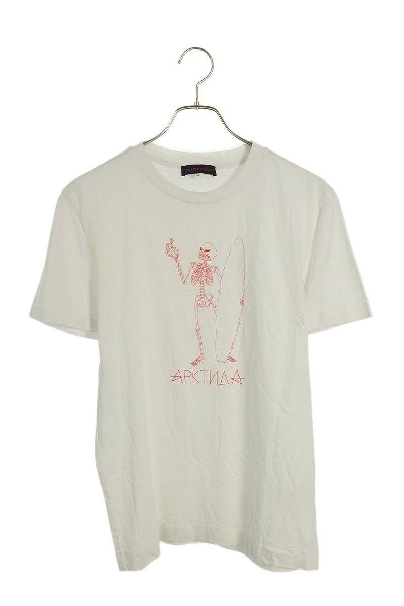 Gosha Rubchinskiy Cyrillic Arktida Surfing Skeleton Tee Hoodie, Sweatshirt | FlexRushtees.com