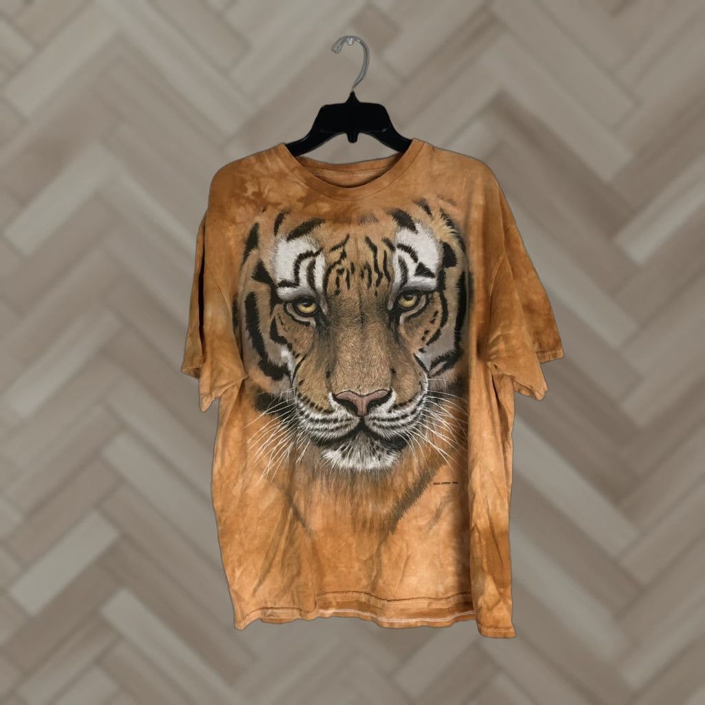The Mountain Vintage Jeremy Paul 2011 Tiger T Shirt The Mountain Xl Mens Multicolor Graphic Tee Moun