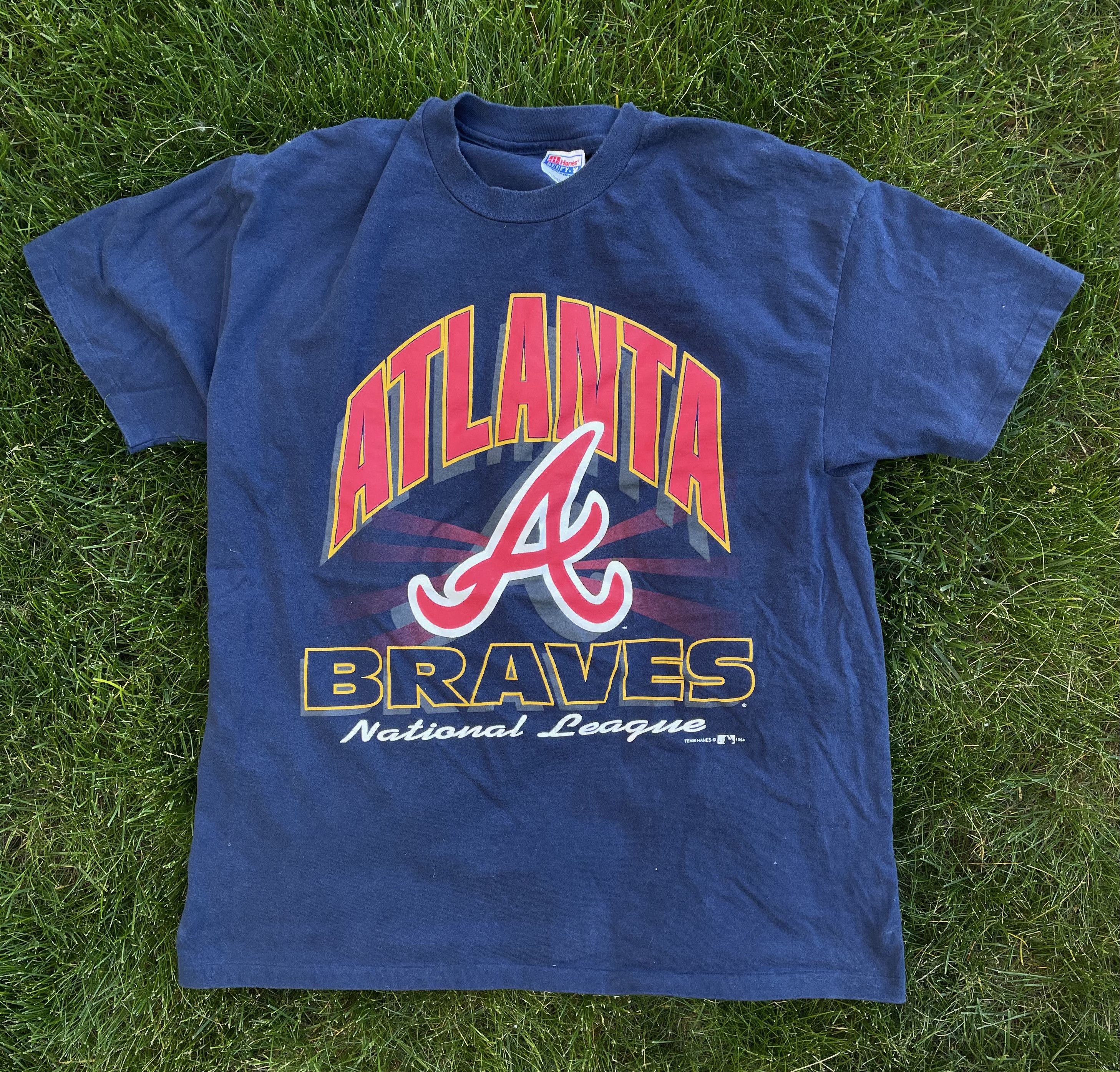 Vintage Atlanta Braves 90 S Mlb Tee Hoodie, Sweatshirt | FlexRushtees.com