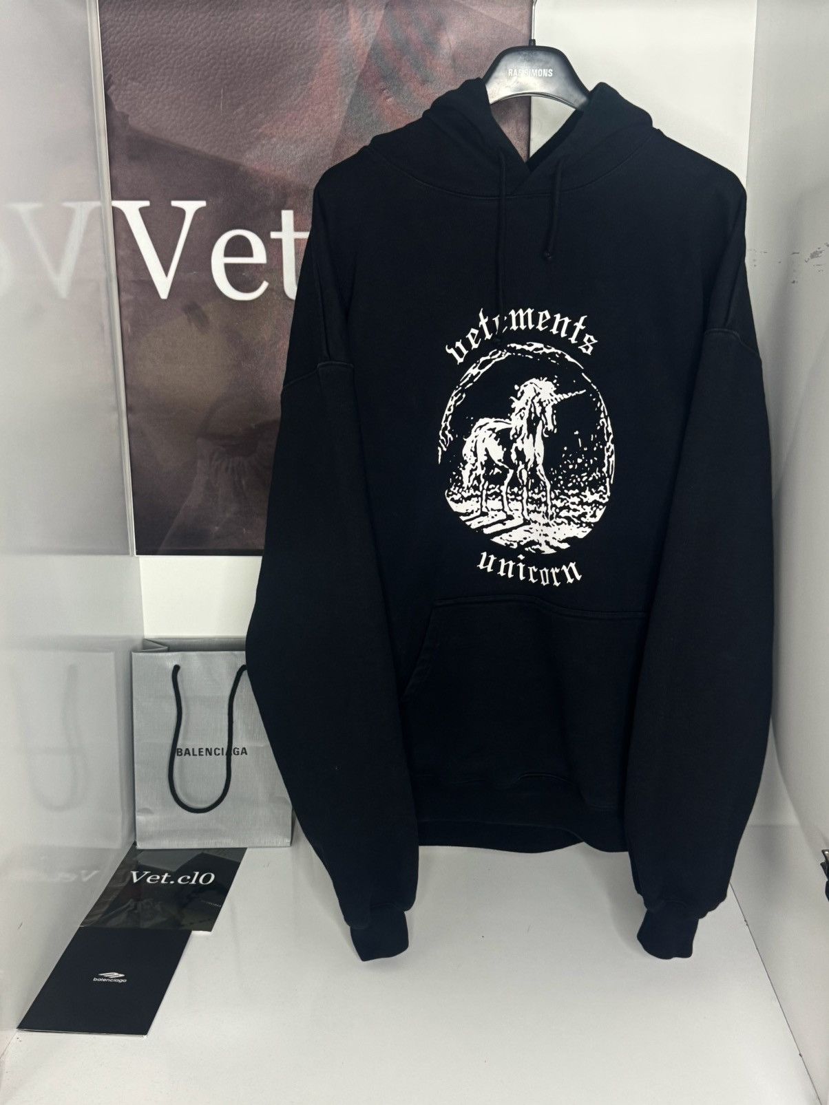 Vetements Black Unicorn Hoodie T-Shirts, Sweatshirt | FlexRushtees.com