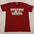 Band Tees Vintage 2000s System Of A Down Blurry Logo Band Tee Nu Metal Hoodie, Sweatshirt | FlexRushtees.com