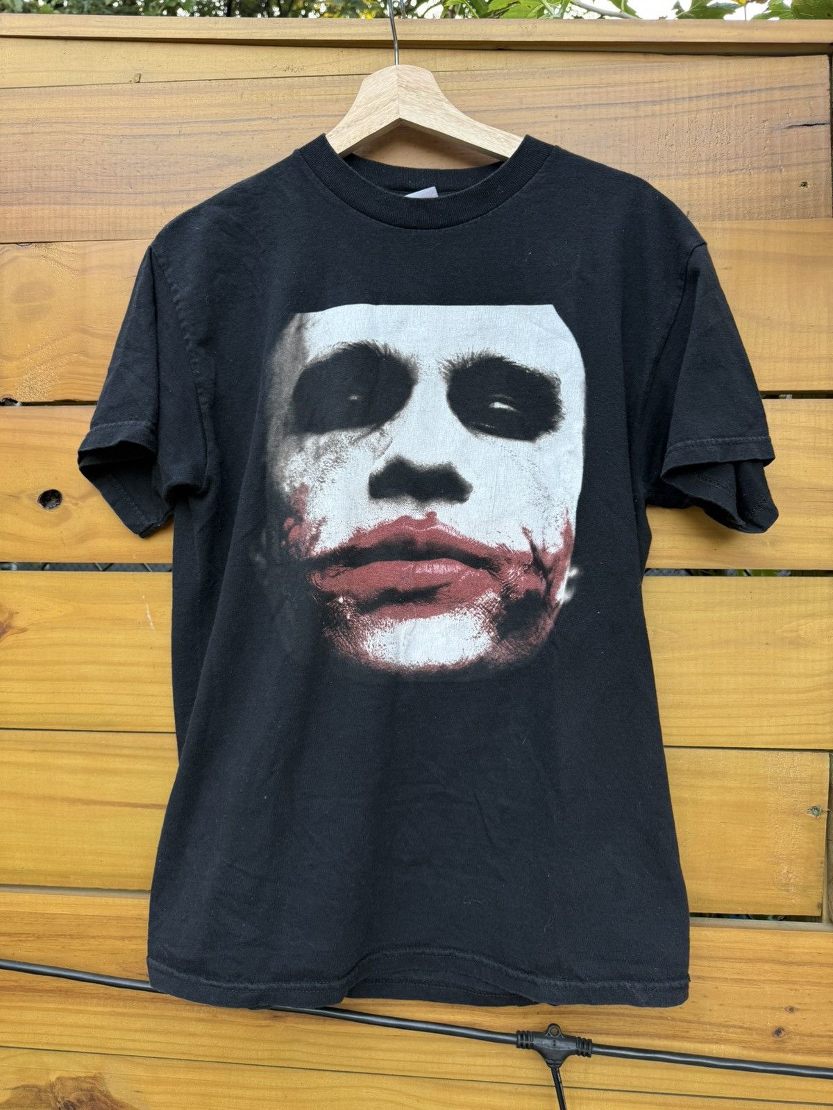 Vintage The Dark Knight Jokrr Heath Ledger 2008 Vintage T Shirt