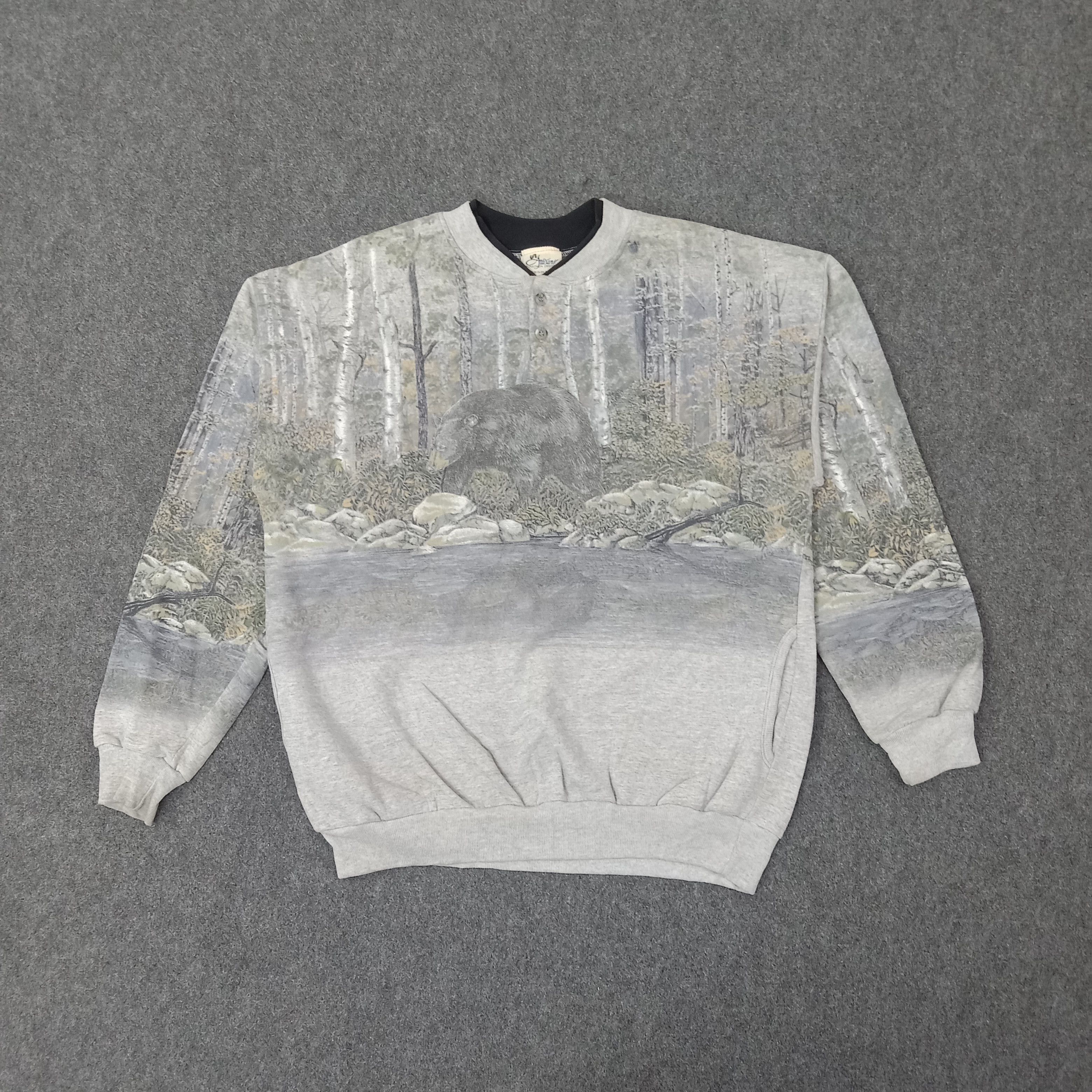 Vintage Aitisans Art Bear Winter Nature Sweatshirt C262n7 T-Shirts, Hoodie | FlexRushtees.com