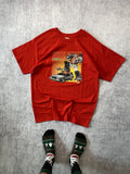 Vintage Red Transformers Back To The Future Movie T Shirt