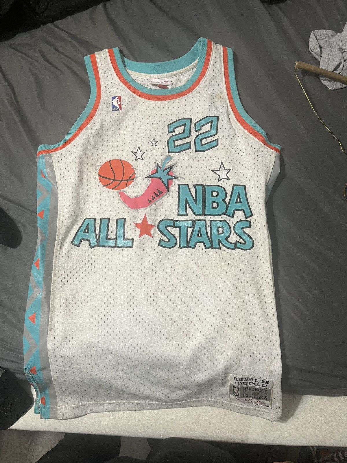 Mitchell Ness Hardwood Classic Clyde Drexler Jersey Mitchell And Ness