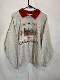 Vintage 1991 Country Winter Collared Sweatshirt T-Shirts, Hoodie | FlexRushtees.com